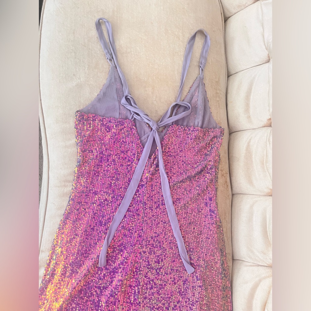 Free People Intimately Gold Rush Mini Sequin Dress Size S Petite NYE - Picture 11 of 15